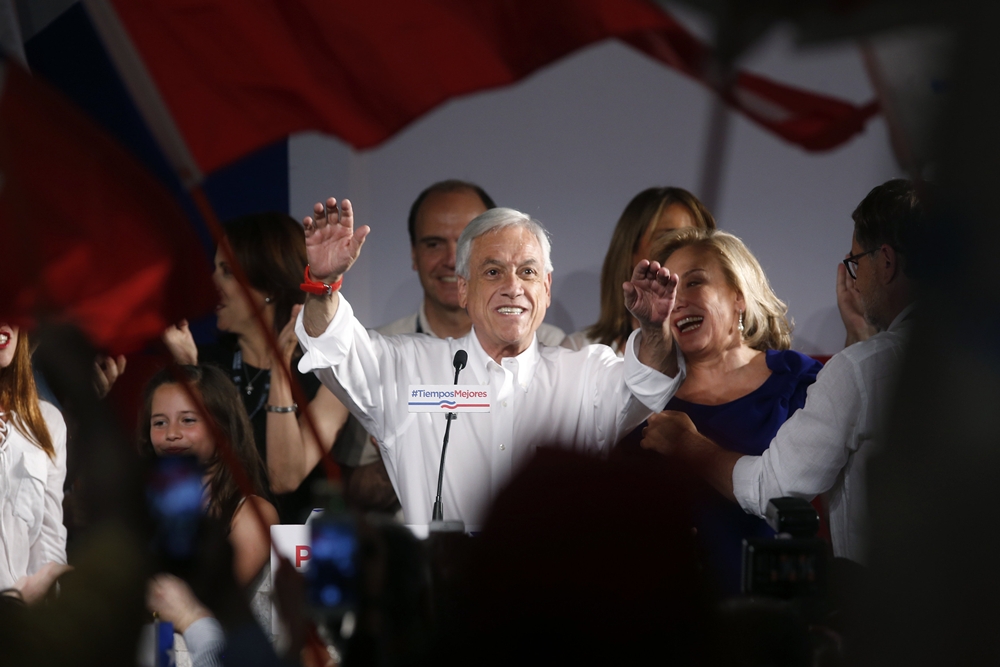 Sebastián Piñera, ganador de las elecciones presidenciales ...