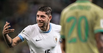 Uruguay empat 1 a 1 con Brasil