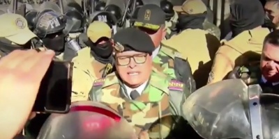 El ex comandante general del Ejrcito de Bolivia Juan Jos Ziga encabez un intento de golpe de Estado 