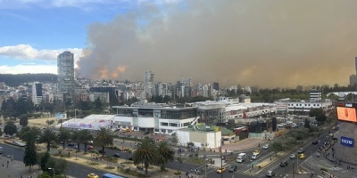 Noboa cancela su agenda en Nueva York por los incendios en Ecuador