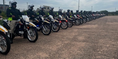 Ministerio del Interior entreg 58 motos que sern utilizadas para el patrullaje