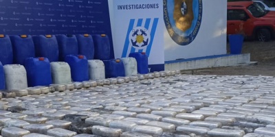 La tonelada de droga incautada tena como destino Europa y est valuda en 13 millones de euros