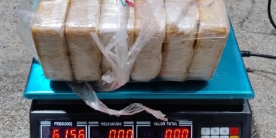 Detienen a pareja con 6 kilos de pasta base