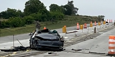 Una persona falleci tras impactar su vehculo contra una mquina en Ruta 5