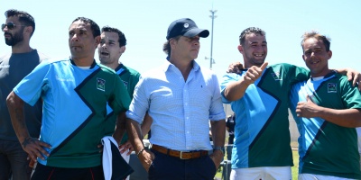 El Presidente Luis Lacalle Pou particip de un encuentro de rugby intercarcelario