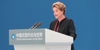 Dilma Rousseff fue hospitalizada en China