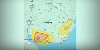 Inumet mantiene alertas naranja y amarilla por tormentas